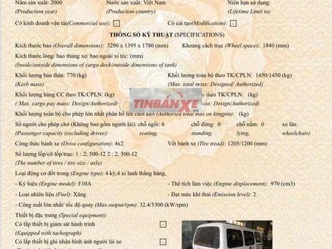 Suzuki Super Carry 7 chỗ không niên hạn hs cầm tay