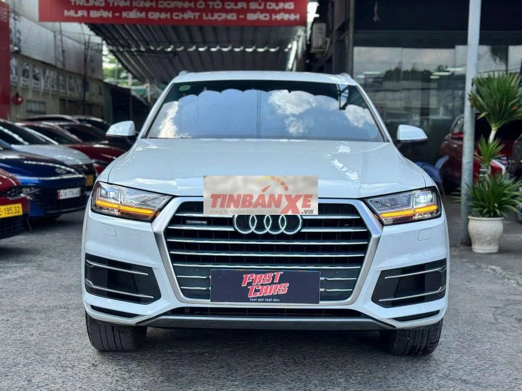 Audi Q7 2018 Premium 2.0 Turbo, màu trắng,66.000km