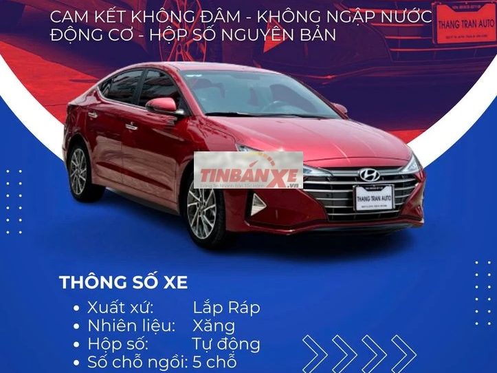 Hyundai Elantra 2.0GAT Sản xuất: 2021 đi 20.000 KM