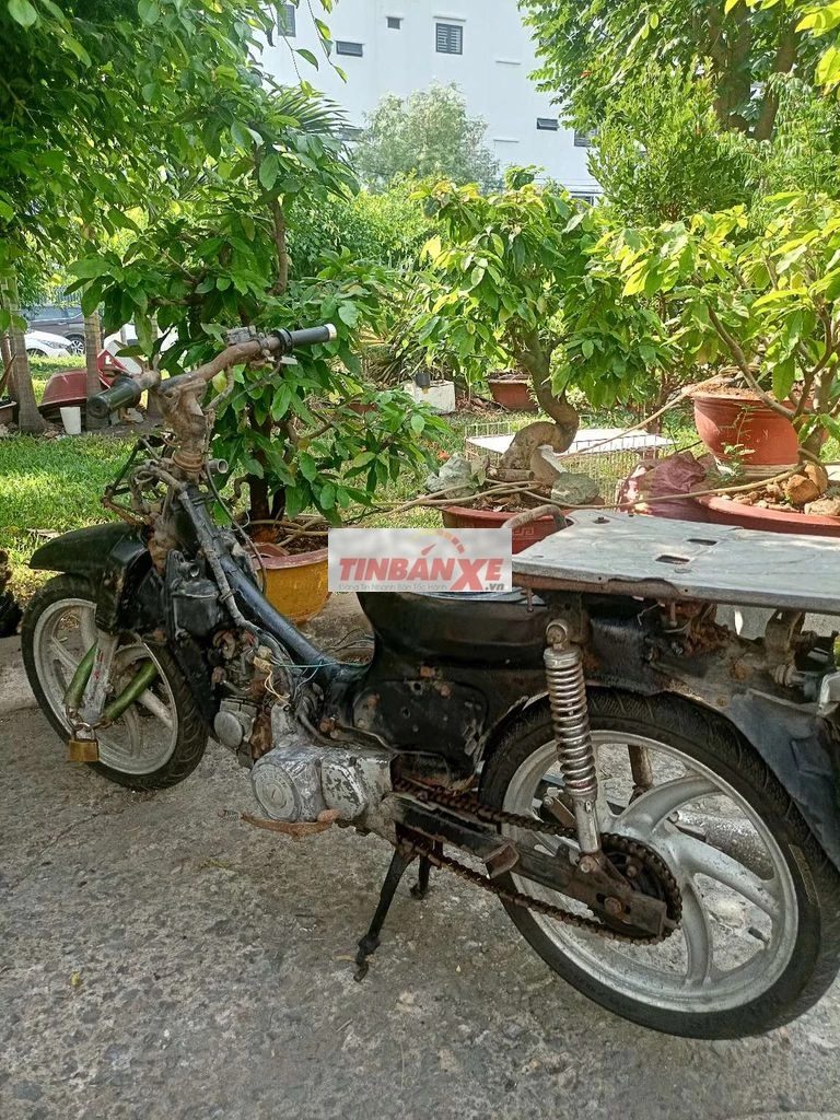 Xe máy Citi plus chở hàng lửa 6 cục