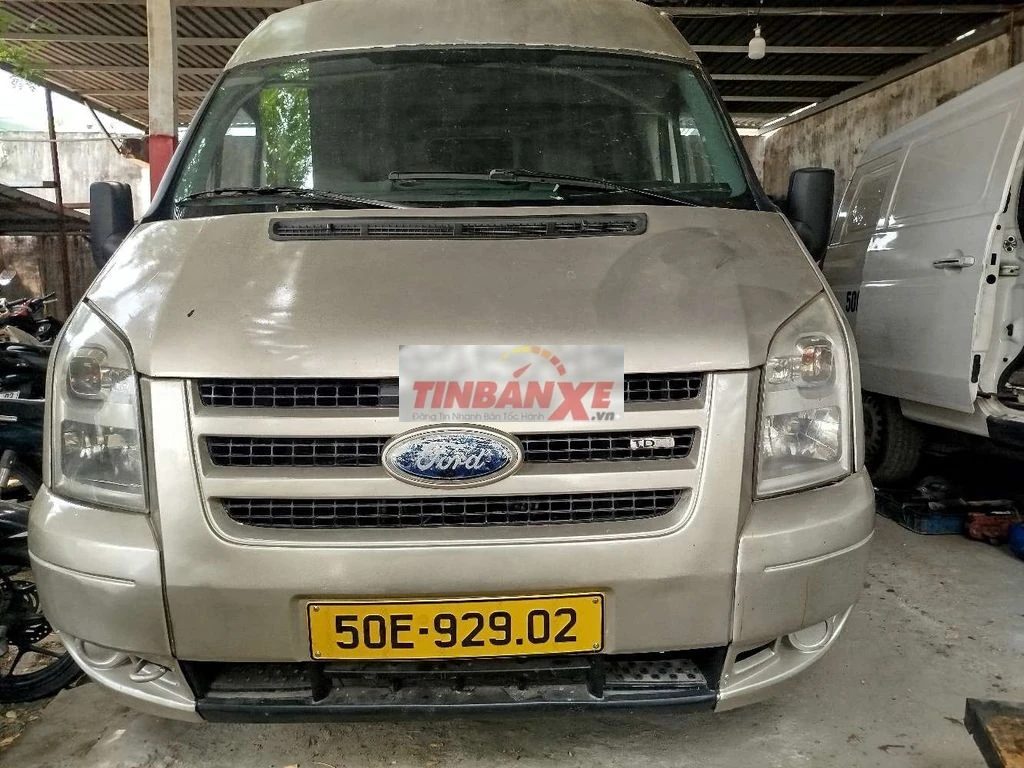 Ford Transit 2009 Vàng cát 3 chỗ