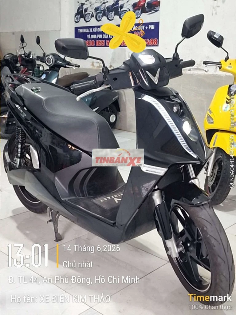 Xe máy điện Vinfast Theon S 2025 Đen 10000 km