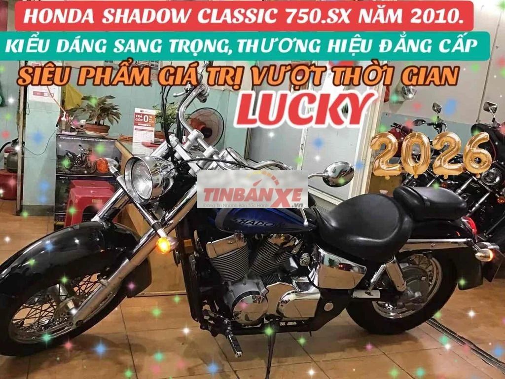 Shadow 750.Honda nhật.sx 2010.zin từ đầu đén cuối