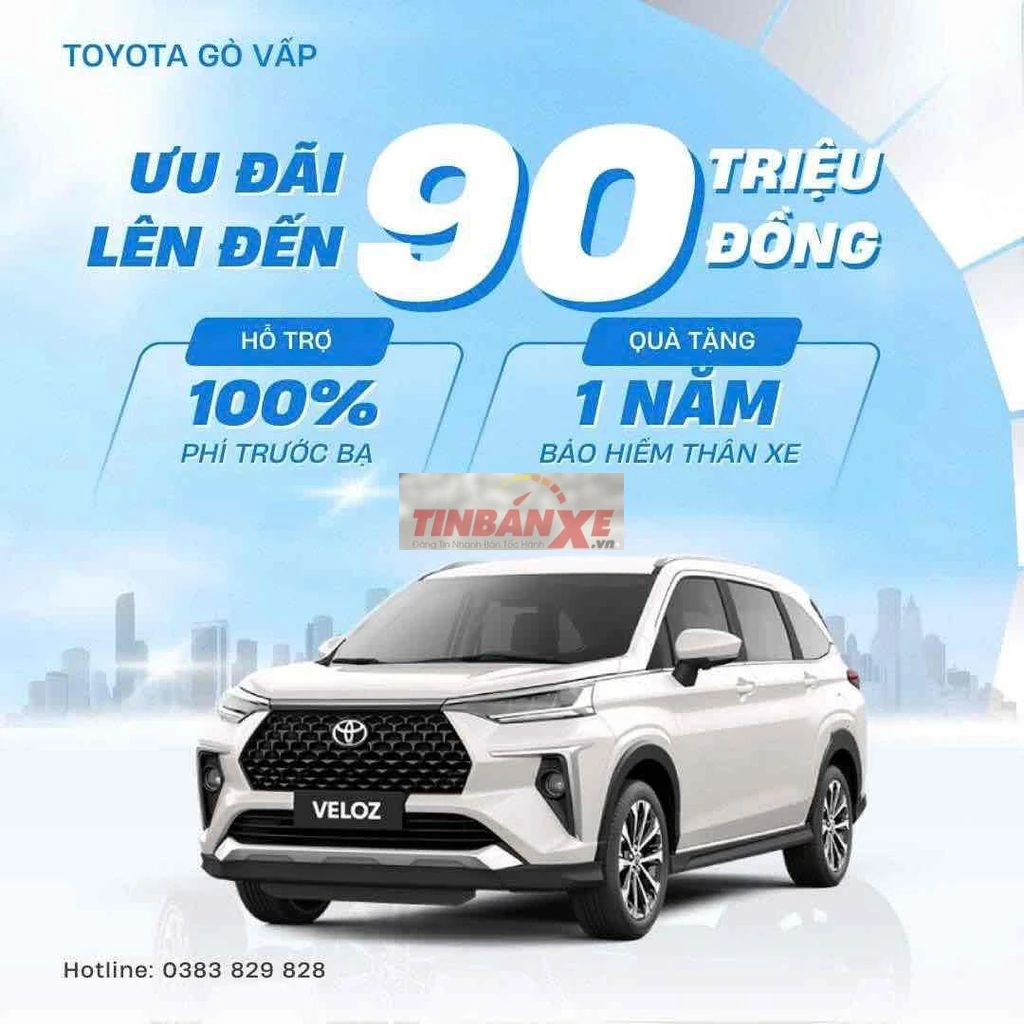 Toyota Veloz -Hỗ Trợ 100% LPTB - Trả Trước 0 Đồng