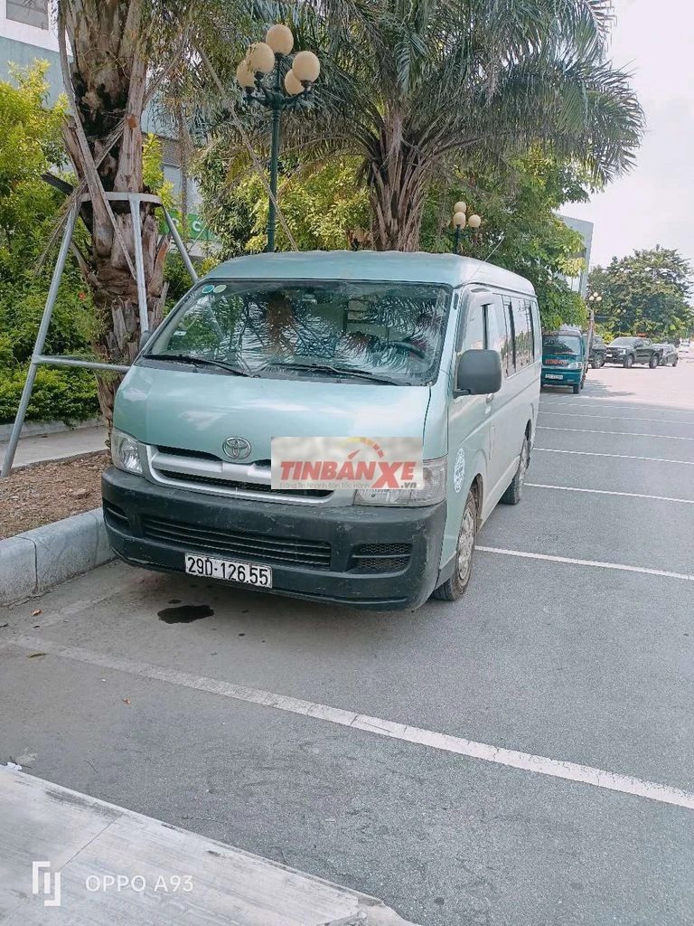 Toyota Hiace 2007 Dầu Xanh