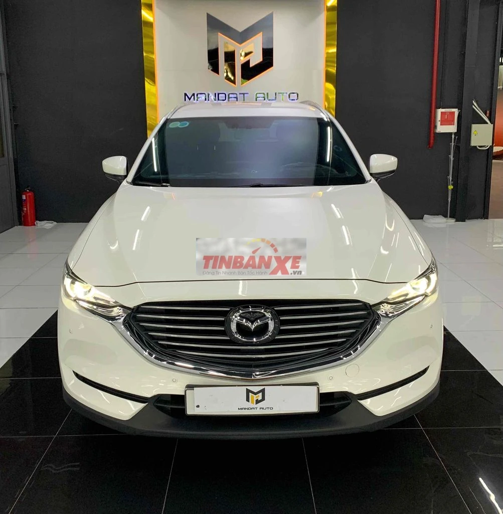 Mazda cx8 luxury 2022 - 44876 km - trắng