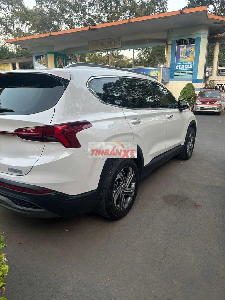 Hyundai SantaFe 2021 Trắng 7 chỗ Da cao cấp