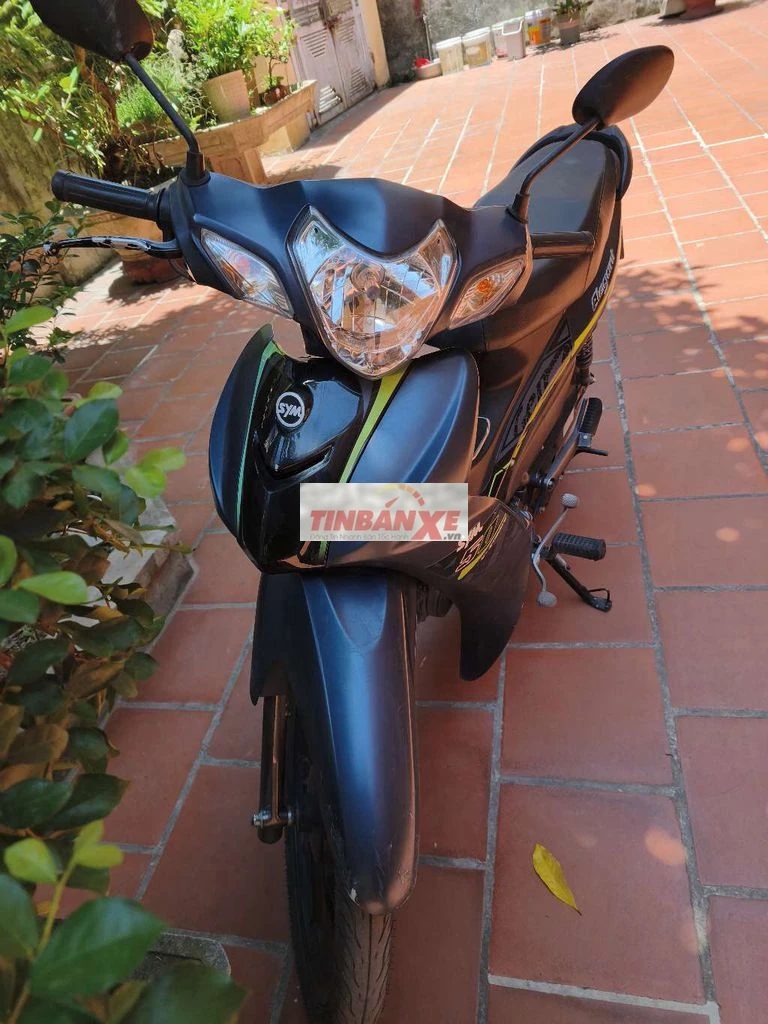 SYM Elegant 50 2023 Xanh xám đen Vành đúc