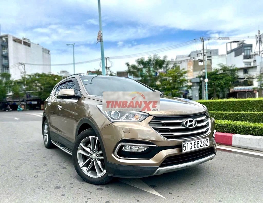 Hyundai Santafe 2019 2.2 CDI Full Dầu Nâu 7 chỗ