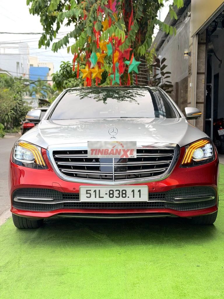Mercedes S400 đỏ Luxury up Full body Maybach S560