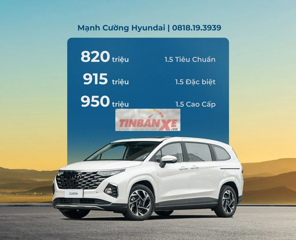Hyundai Custin 2026 | Ưu đãi siu tốt
