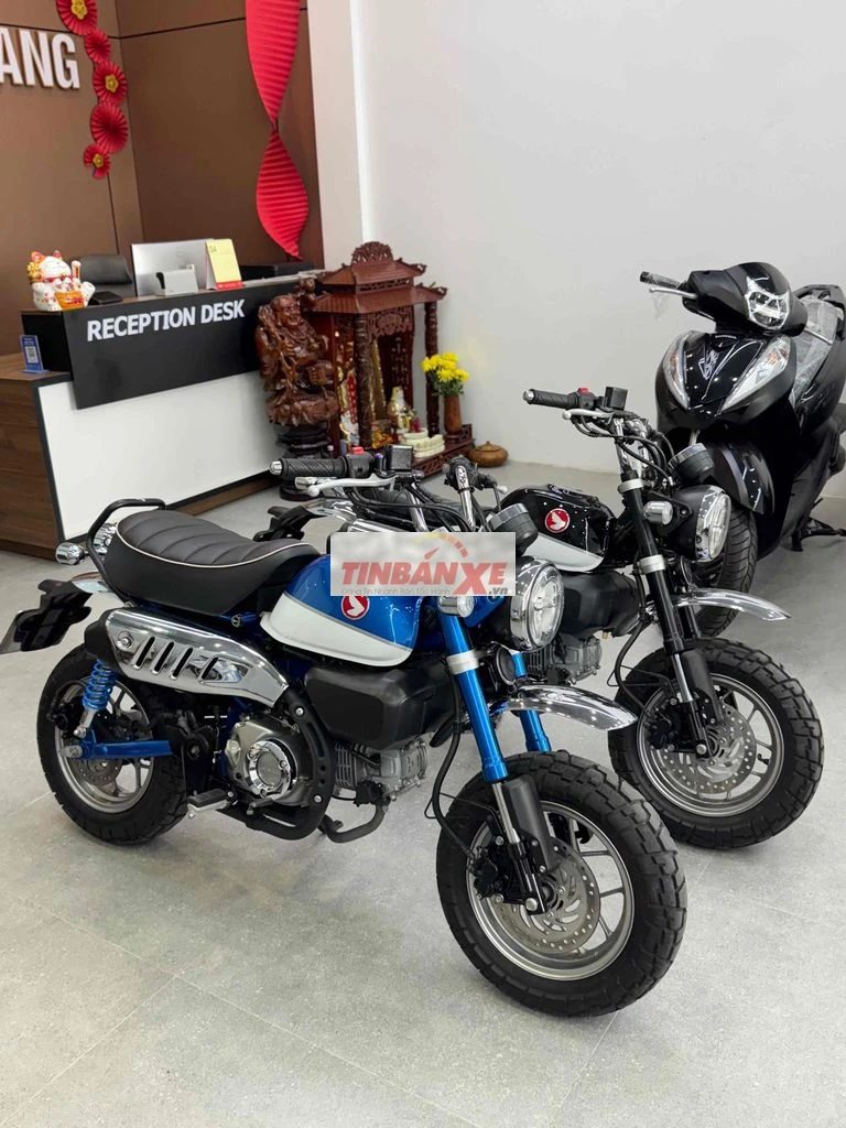 Monkey 125cc Xanh - Đen chuẩn lướt 3000 km