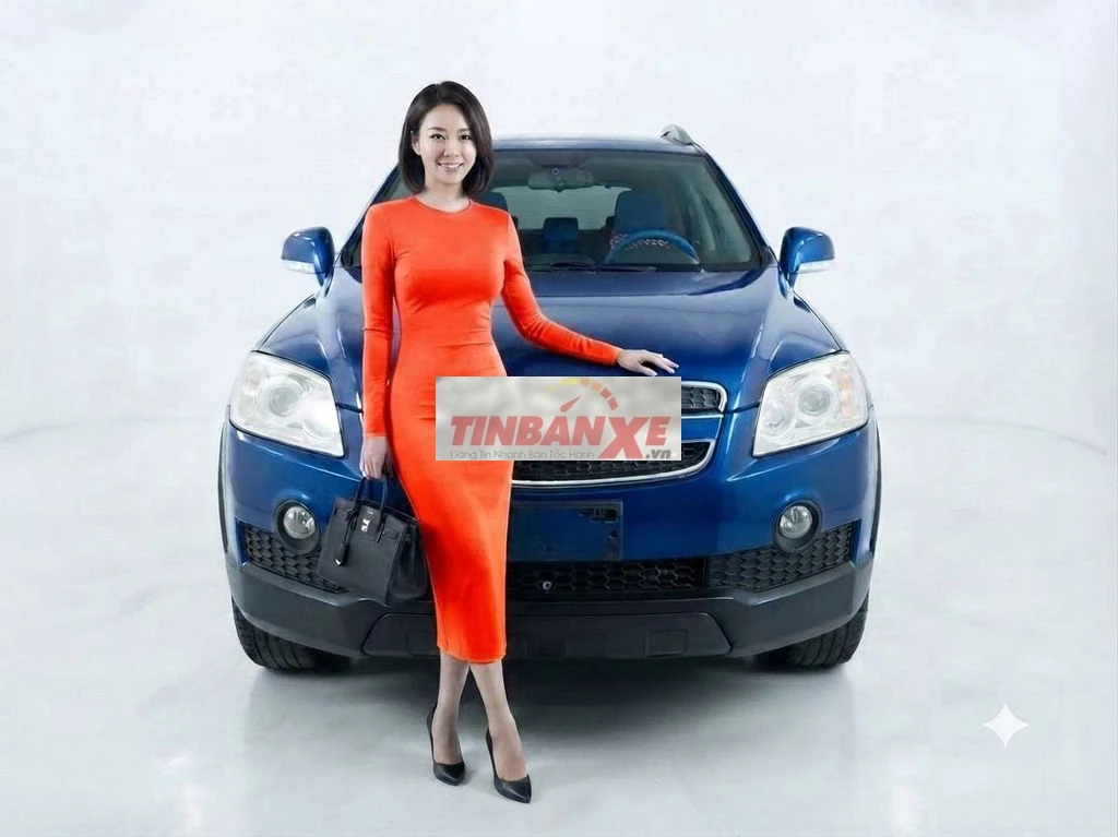 Chevrolet Captiva 2009 Số sàn Xanh