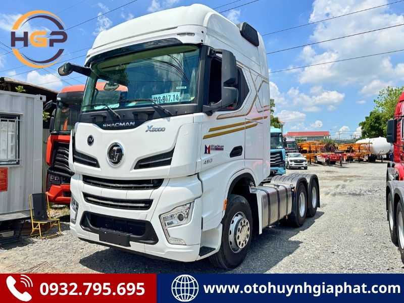 Xe đầu kéo Shacman x6000 460HP động cơ Cummins - mạnh mẽ, tiết kiệm, sẵn sàng cho mọi hành trình