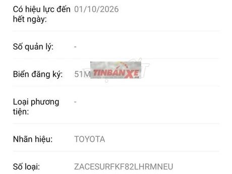 Toyota Zace Surf 2005 Số sàn Vàng bạc