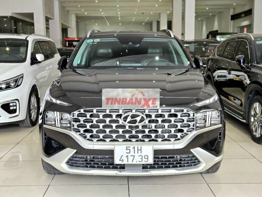 Hyundai Santafe Premium 2.2D AWD 2022 Đen 54.000km