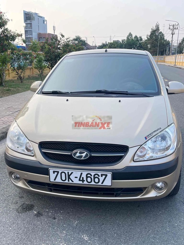 Hyundai Getz 2010 Vàng cát Số sàn. 1 chủ mua mới .