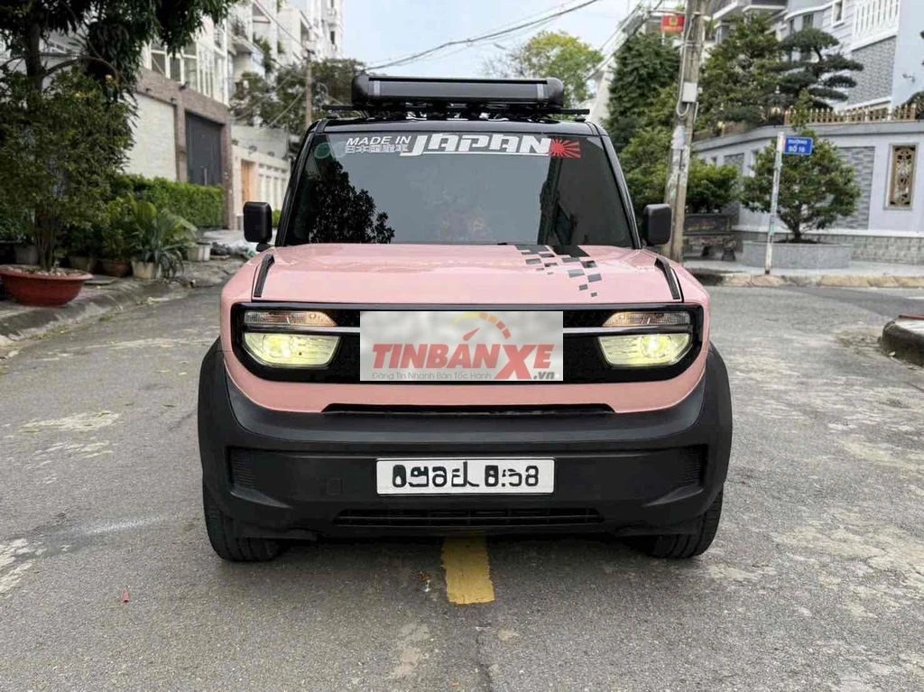 VinFast VF3 Hồng 2024 thuê pin odo 18nghìn km
