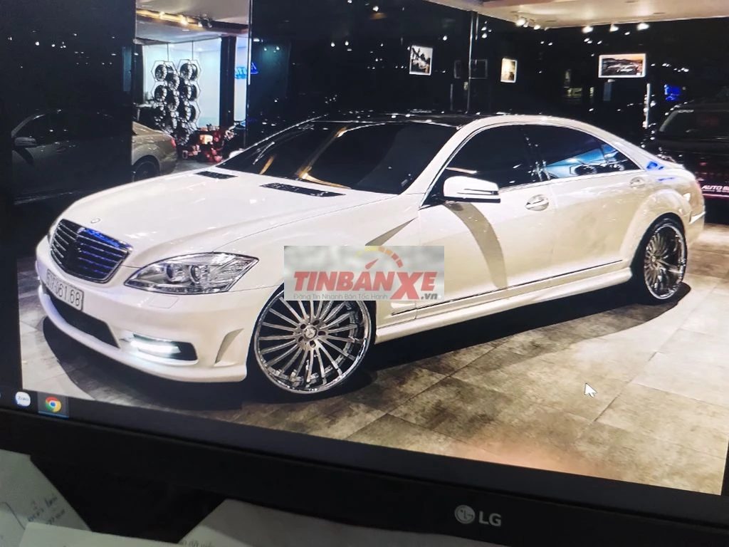 Mercedes S500L w221 2005 Trắng 87.000 km