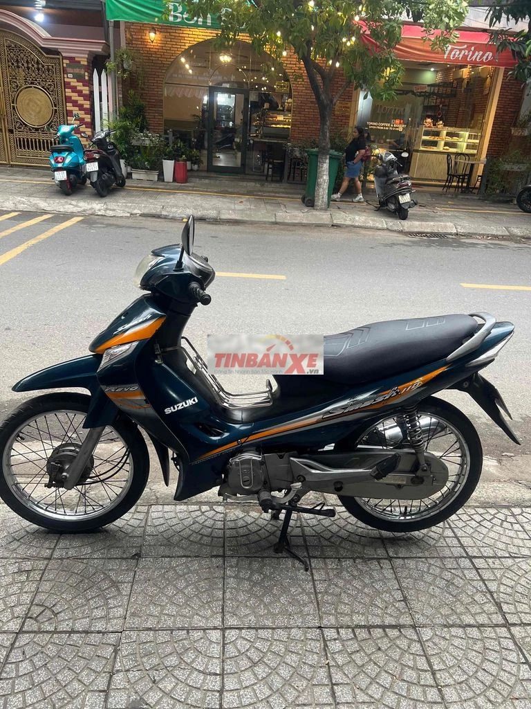 Suzuki Smash Revo Xanh đen