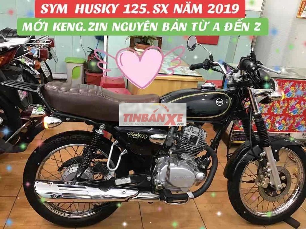 Husky 125,hãng.Sym,sx năm 2019.cực đẹp máy móc zin