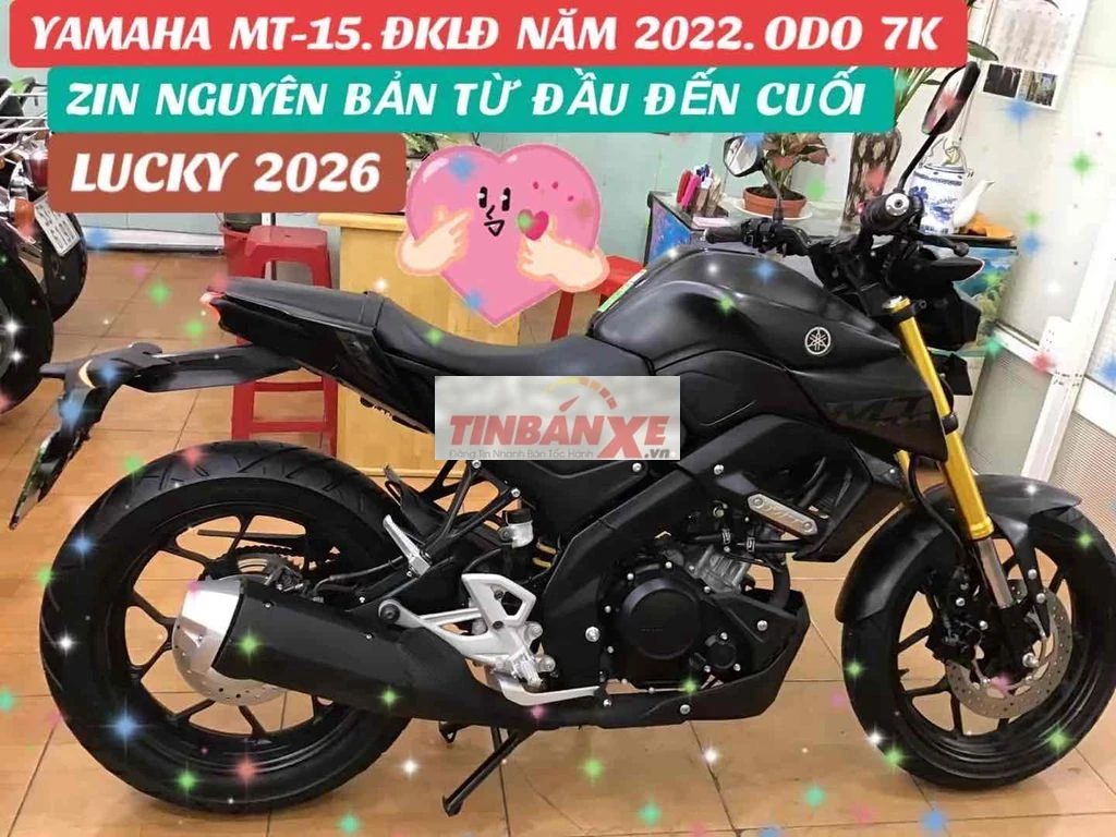 Yamaha mt15.đklđ 2022.odo 7k .cực đẹp. hoàn hảo