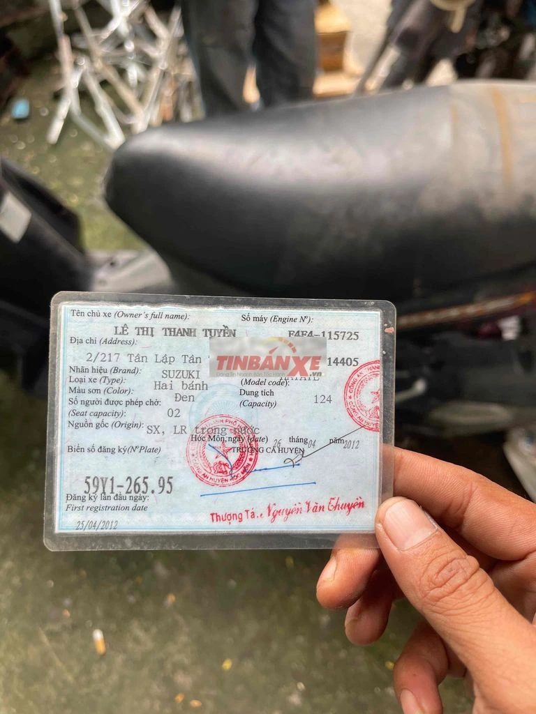 Suzuki Hayate 2012 Đen Việt Nam