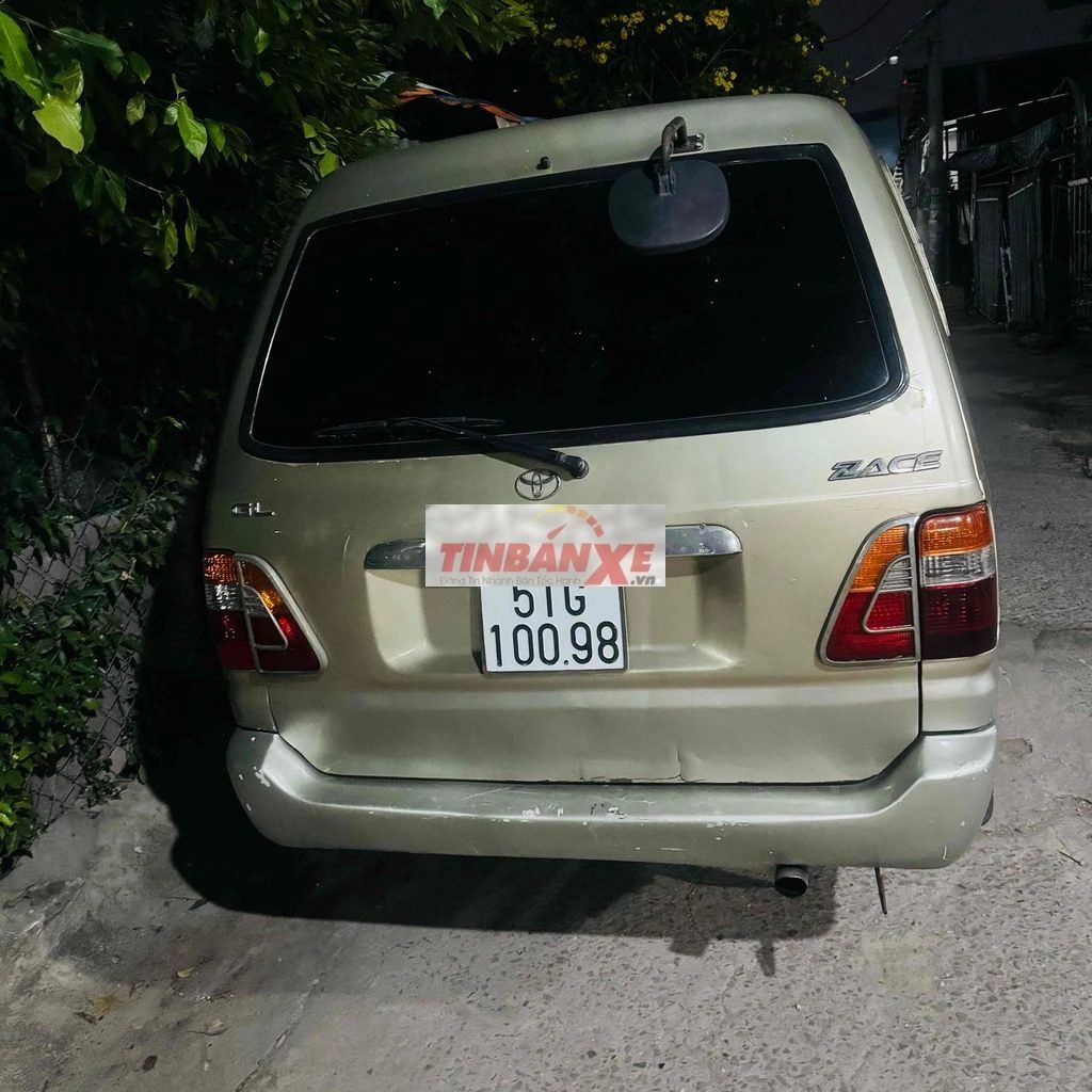 Toyota Zace 2001 Số sàn Vàng cát