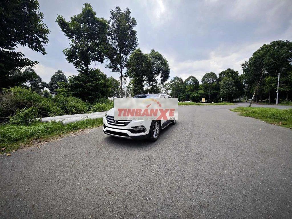 Hyundai Santafe 2 cầu, bản cao cấp Trắng 82,000 km