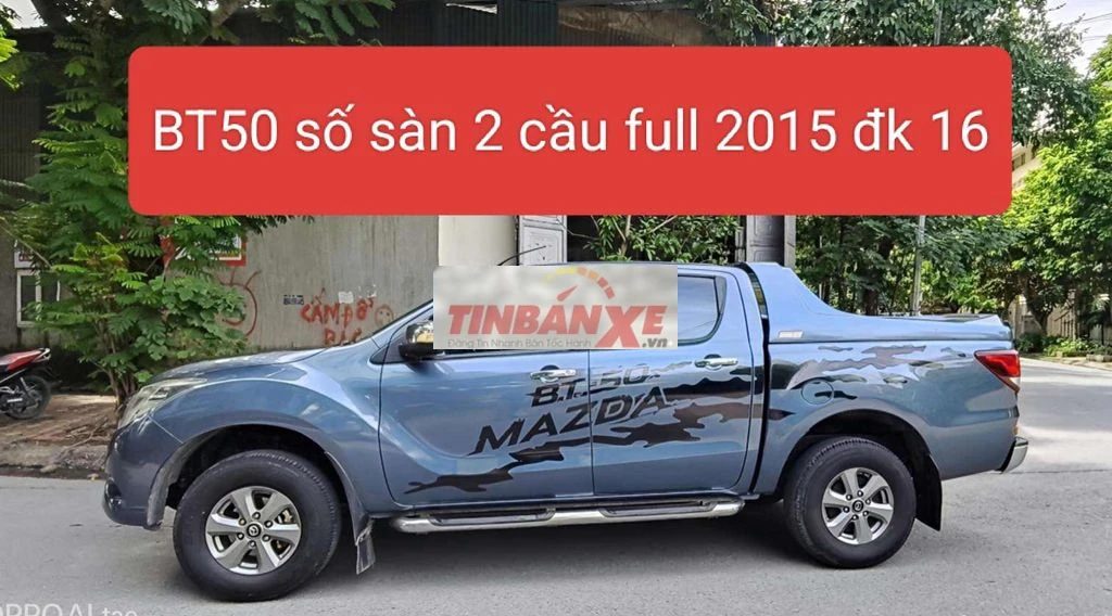 Mazda BT50 2015 Số sàn Xanh 152.248 km