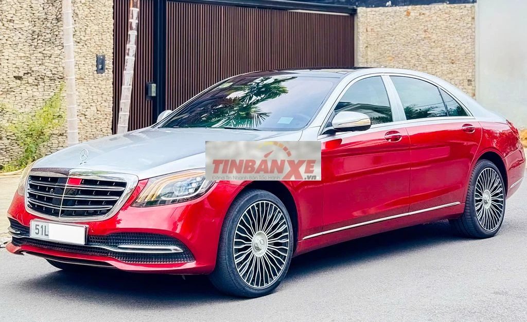 Mercedes S400 model 2017 full Maybach đỏ SANG XỊN