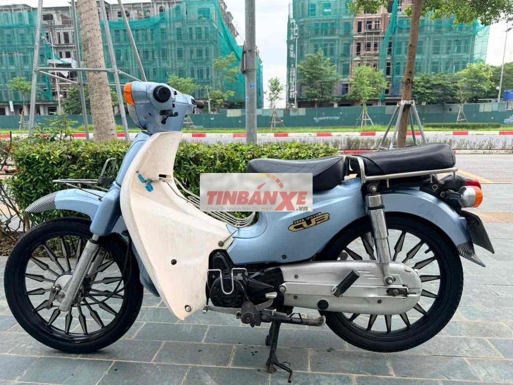 Xe máy Cub 50cc Xanh nhạt