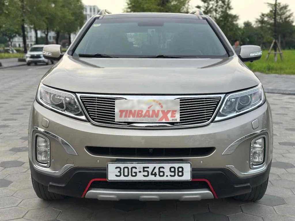 Kia Sorento 2.4AT GATH 2016 Full Options Vàng Cát