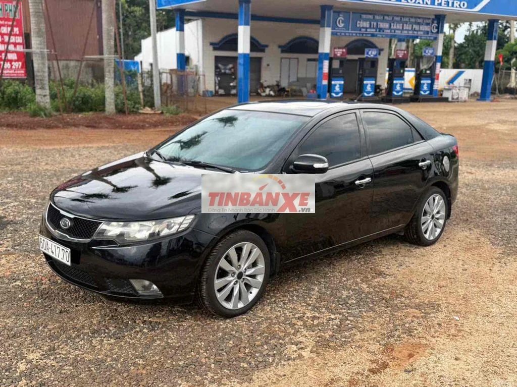 Kia Forte 2010 Bản full cửa nóc Tự động Đen