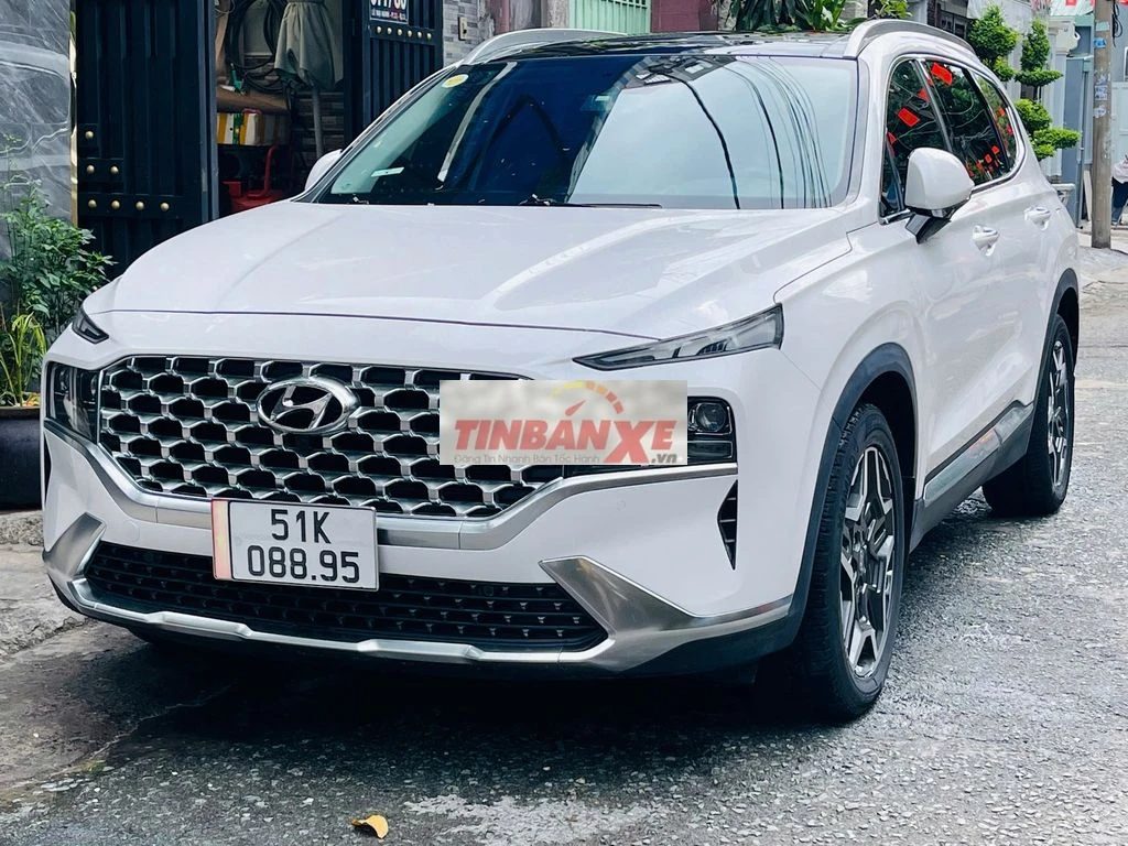 Santa Fe Premium 2022 Trắng 98000 km cực đẹp