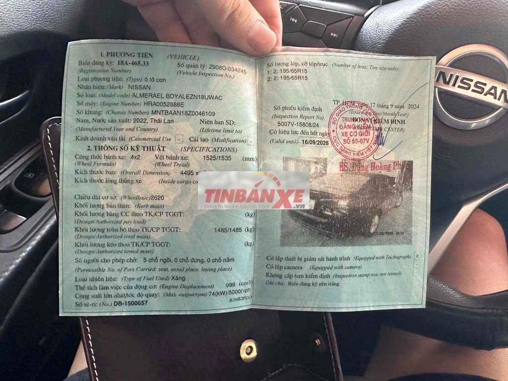 Nissan Almera 2022 Đen 70000 km