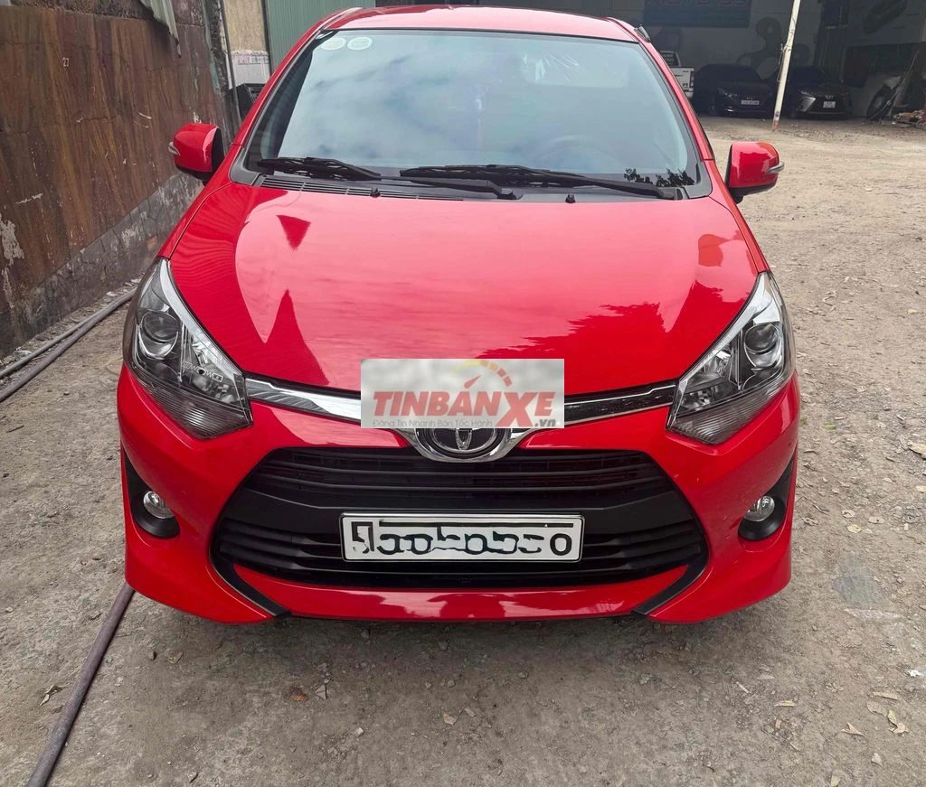 Wigo AT 2019 6.700km màu đỏ bs SG