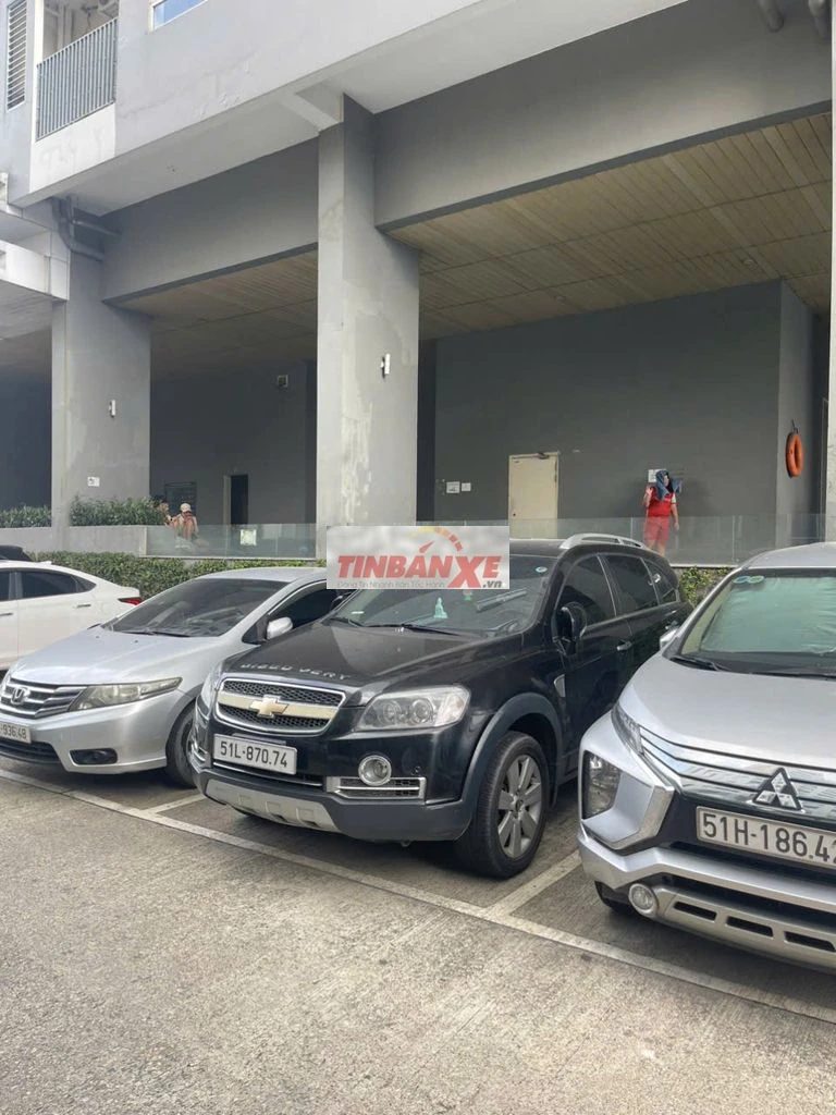 Chevrolet Captiva 2010 Số tự động màu Đen