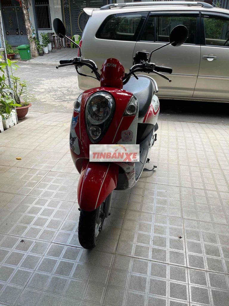 SYM Elite 50 2019 Đỏ Trắng 50cc