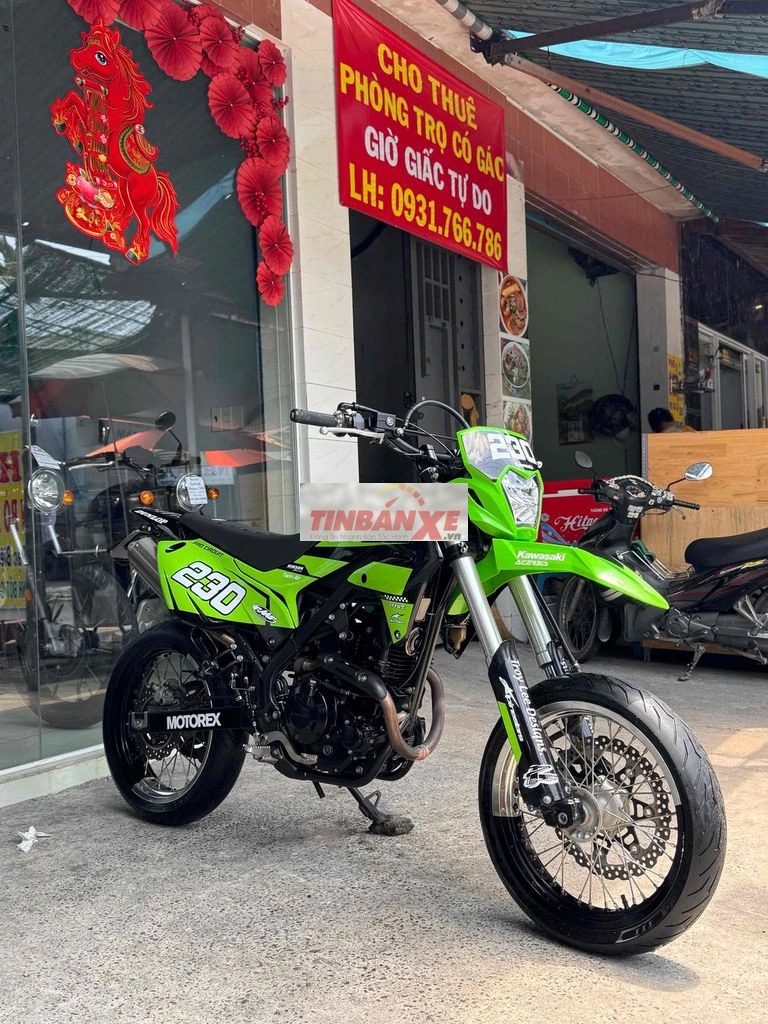 Kawasaki Cào Cào KLX 230S 2023 Xanh lá Xe đẹp