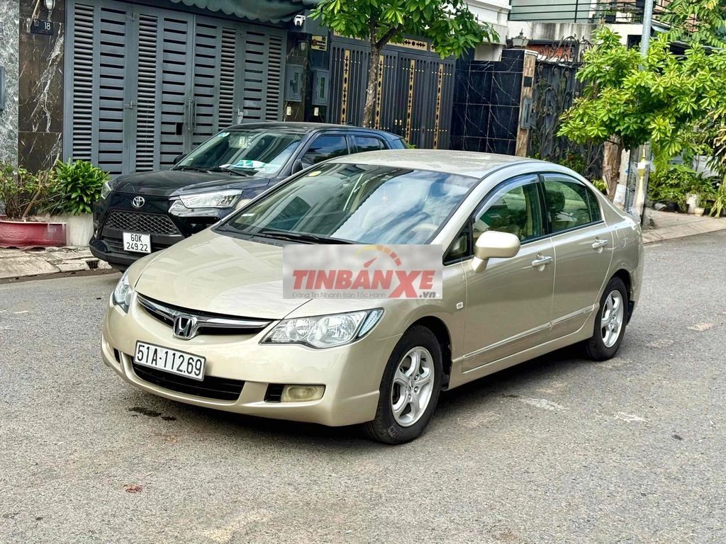 🚘 Civic 2008 Vàng cát 100.000km, siêu Đẹp