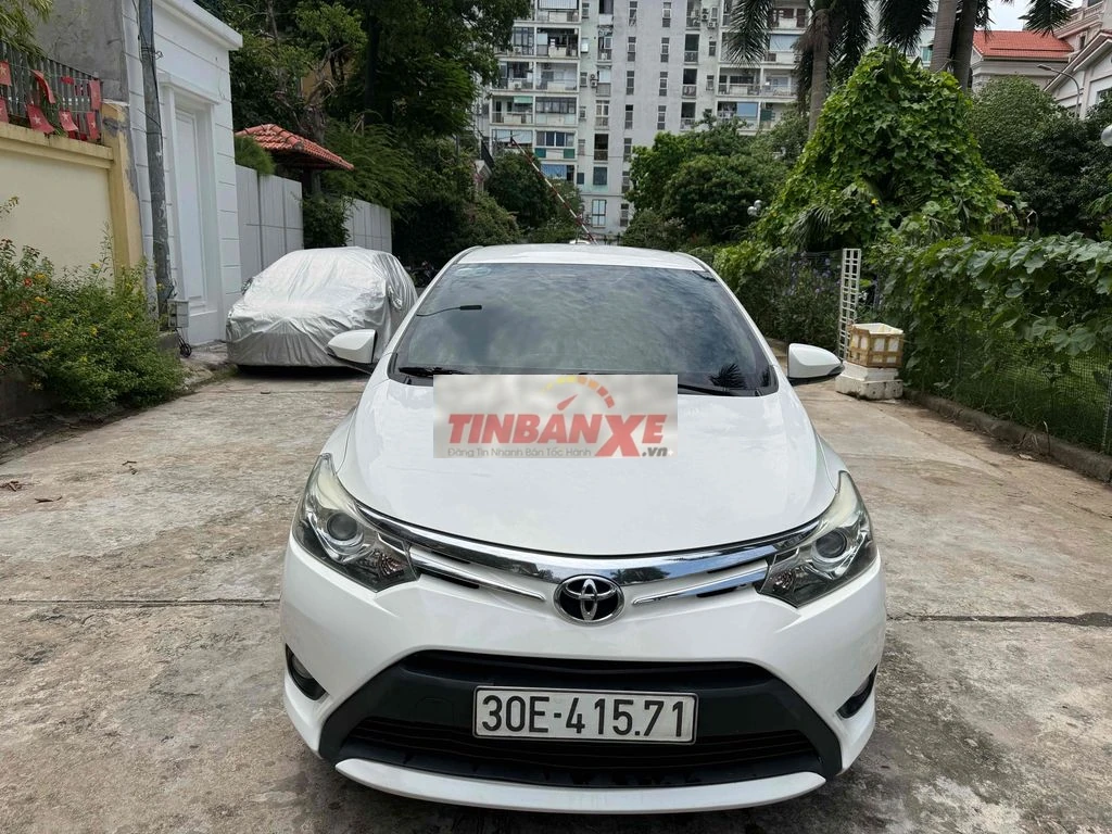Toyota Vios 2017G Trắng 100000 km