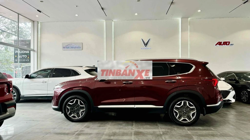 Hyundai Santafe 2024 4x4 Đỏ diesel