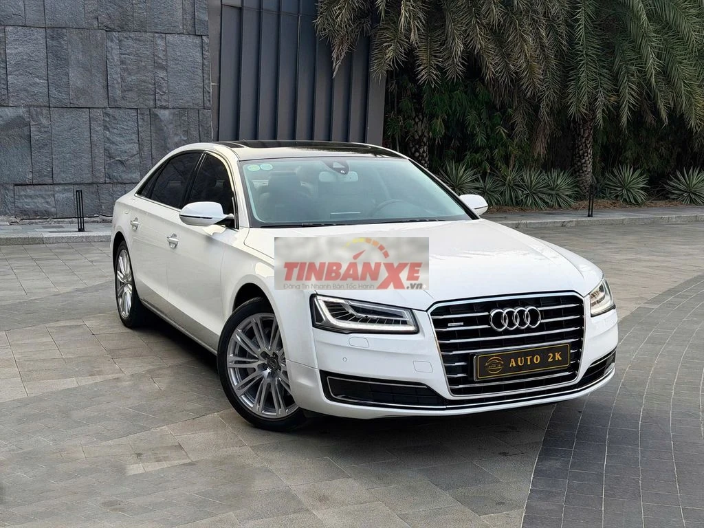Audi A8L 3.0 Quattro 2014 Trắng nội thất Kem