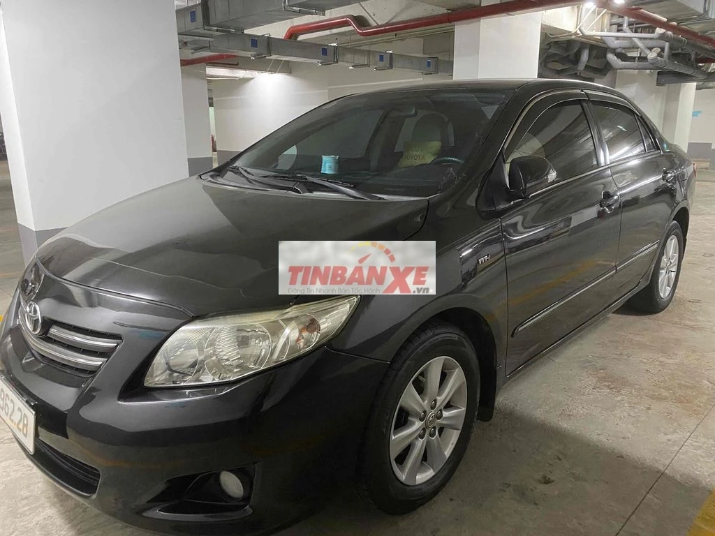 Toyota Altis 2009 Số tự động màu Đen