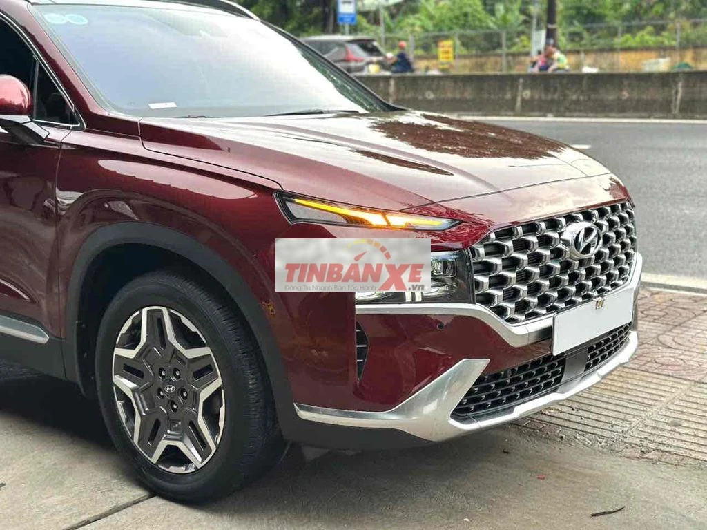 Hyundai Santafe Full dầu 2024 29.000km Đỏ mận