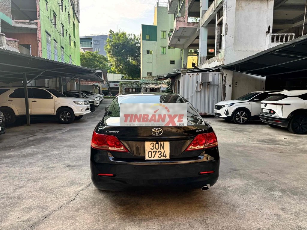 Toyota Camry 2.4G 2008 Đen 110.000 km