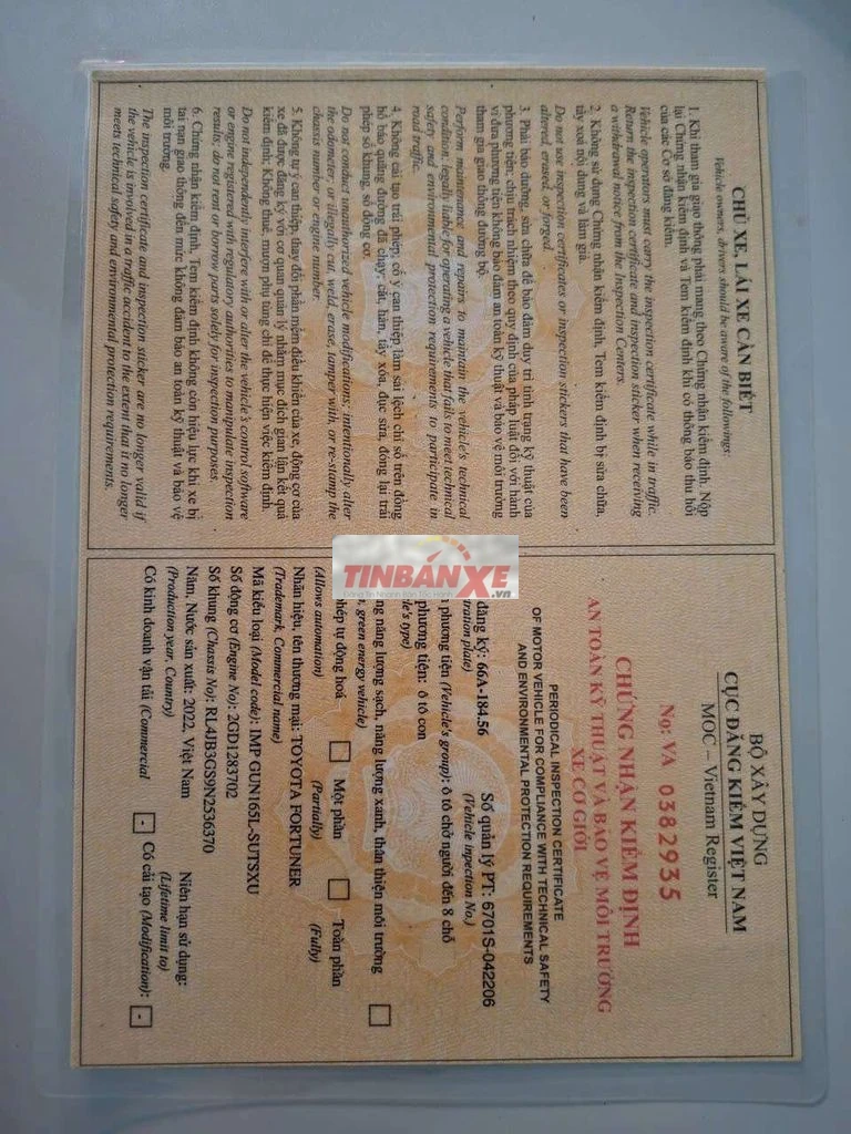 Toyota Fortuner 2022 Trắng 185.699 km