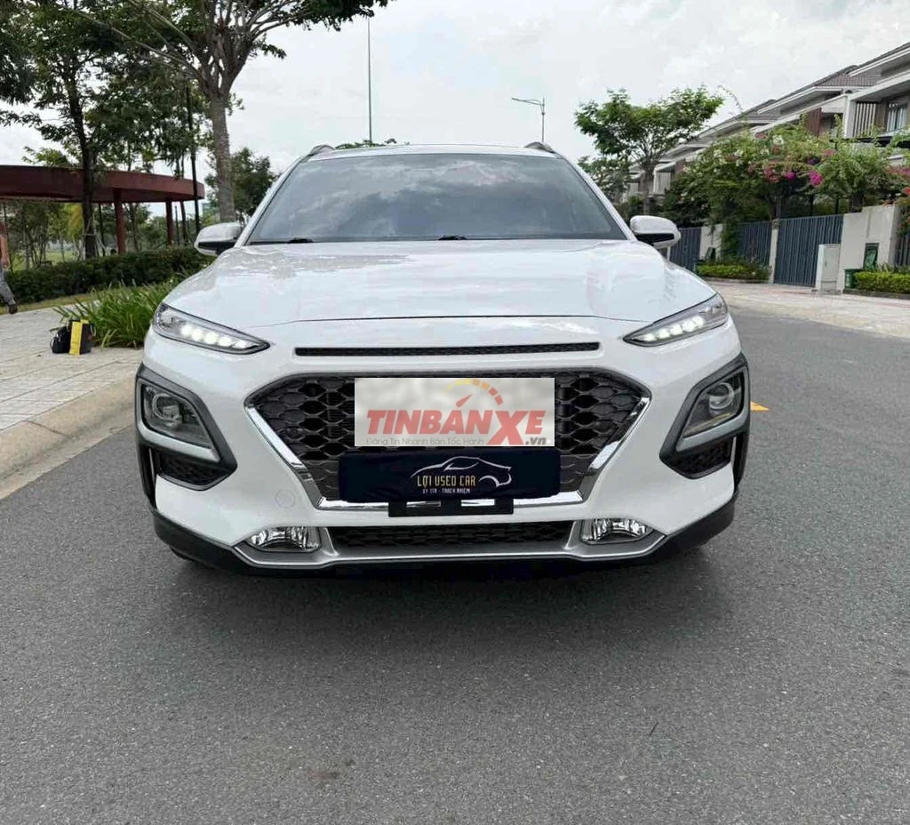 Hyundai Kona 1.6 Turbo 2021 Trắng Tự động 40000 km