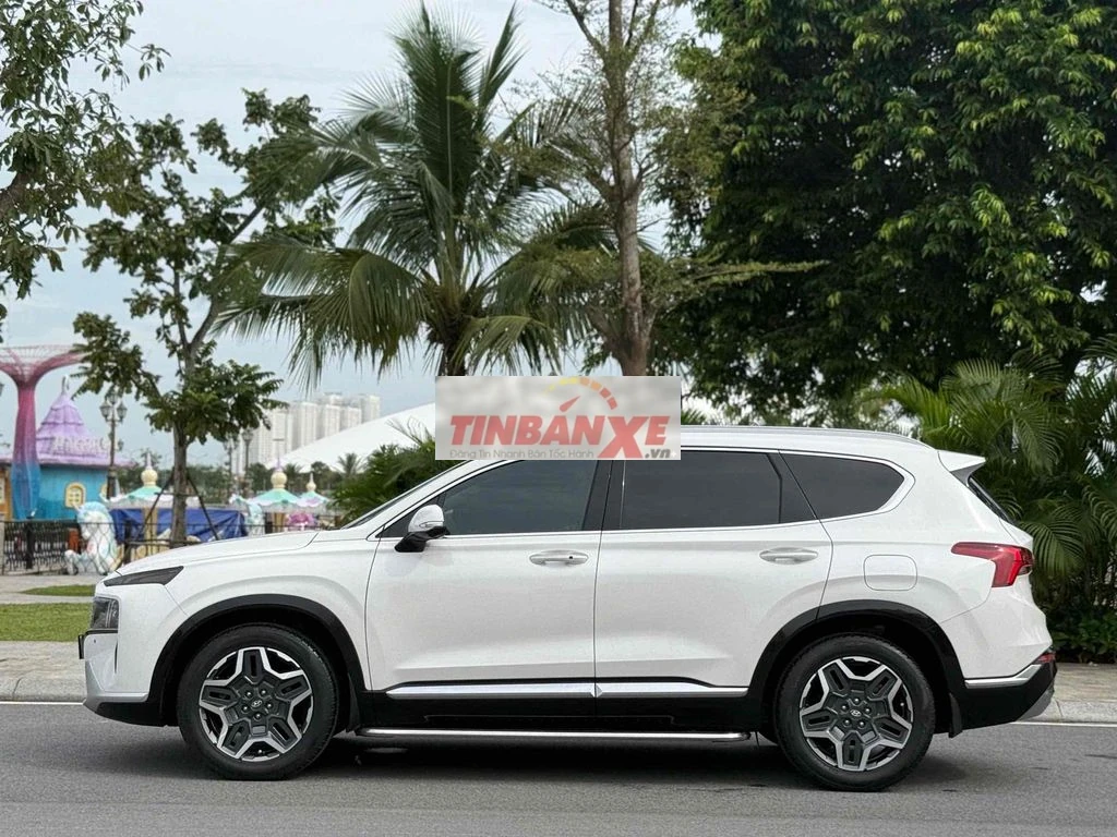 Hyundai Santafe Trắng 2023 Rất Mới